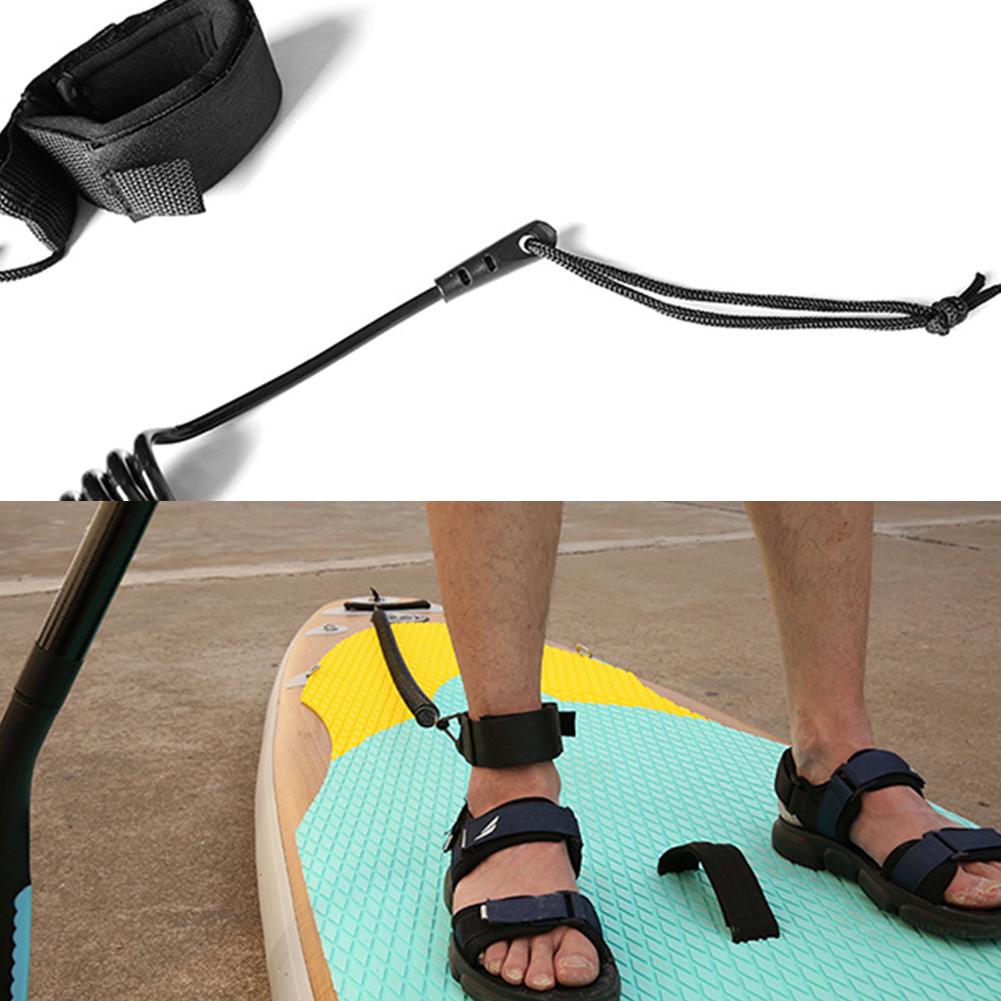 Elastic Stand Up Paddle Board Leash Surfboard Leash Surfing Traction Rope Water Sports Kayak Accessories
