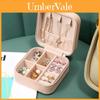 Elegante Organizer per Gioielli in Pelle con Cerniera per Viaggio e Regalo