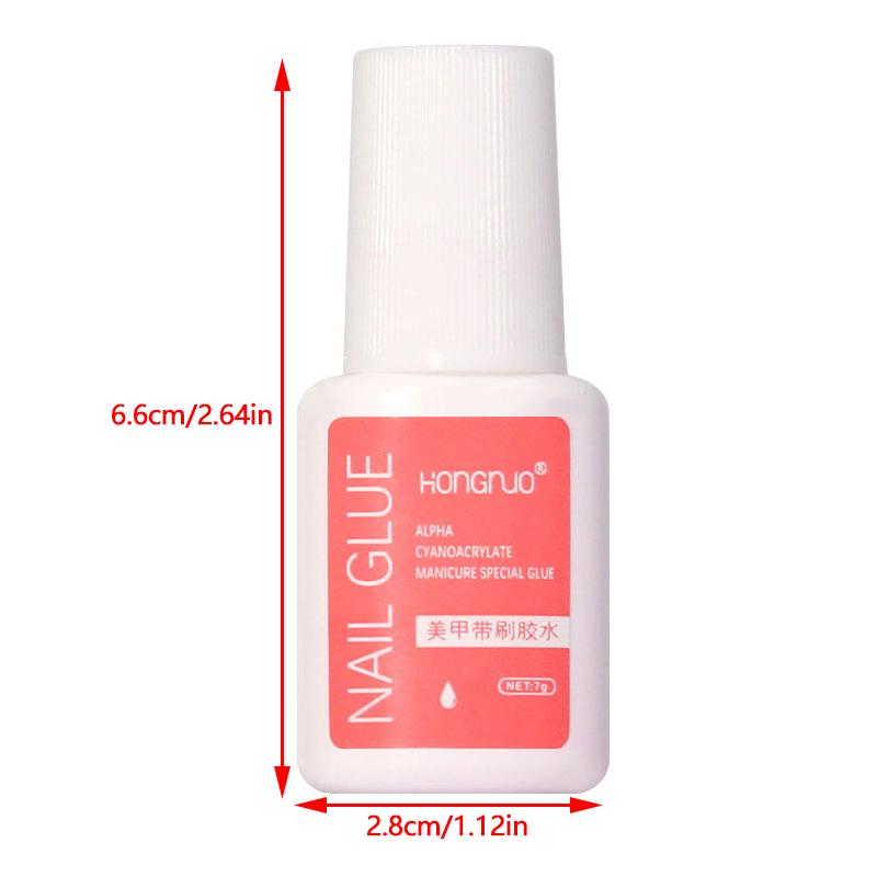 7G Super Strong Nail Glue For False Nail Tips, Acrylic Nails,Press On Nails,Fake Nails Art Decoration Lasting Adhesion