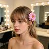 Fermacapelli da Donna Fiore Artificiale Decorazione Clip Laterale per Frangia Uso Quotidiano Riunioni di Festa Acconciature Decorazione Capelli
