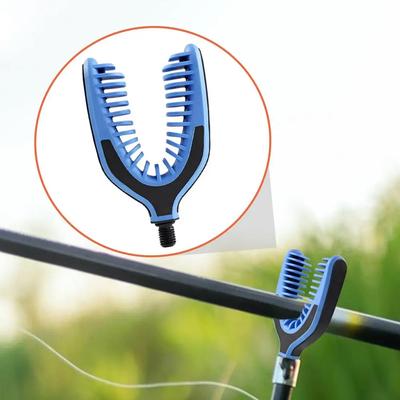 FTK 1pc Fishing Rod Holder Rest for Holder Head Thread Prevent Slipping Fishing Tackle Gripper Rest Gripper Rod Grips Tool