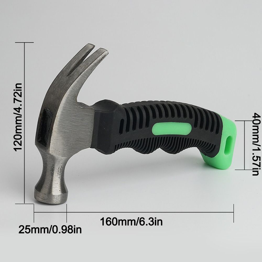 Lightweight Mini Stud Nail Tool Soft Grip Handle Ramshorn Hammer New Handy Hammer  Home Use