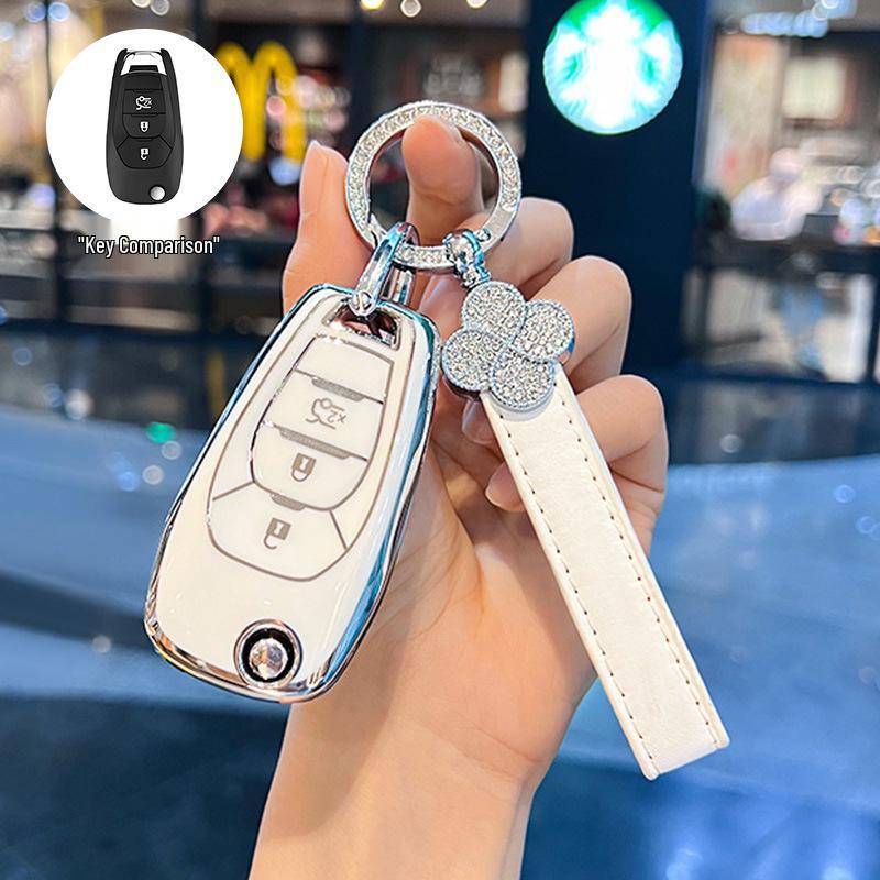 Chevrolet Car Key Case for Cruze, Aveo, Trax, Blazer, Cavalier, Sail