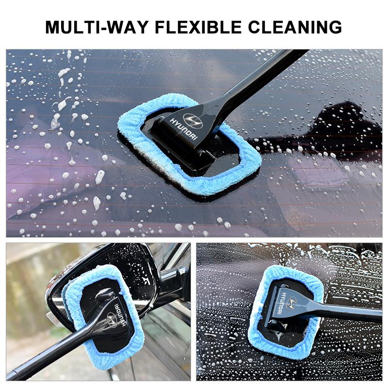 Car Window Cleaner Brush Kit Windshield Cleaning Wash Car Tool For Hyundai Tucson 2021 Accent I10 I20 Kona Getz Solaris I30 Creta