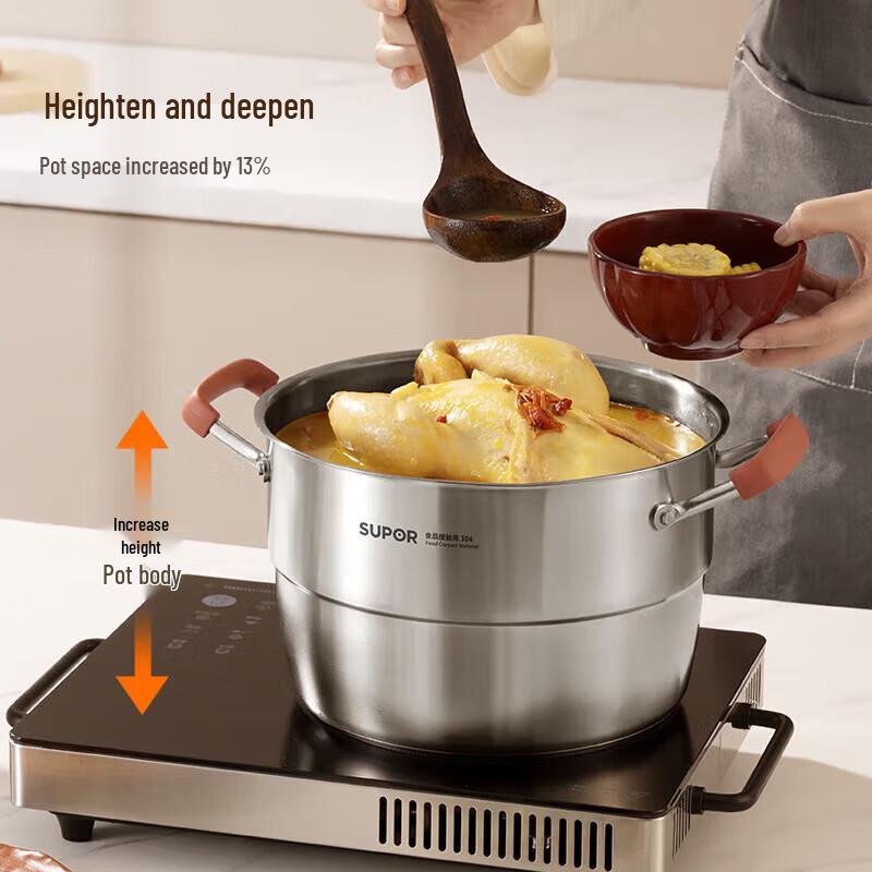 

Supor Induction Compatible Steamer Pot Set