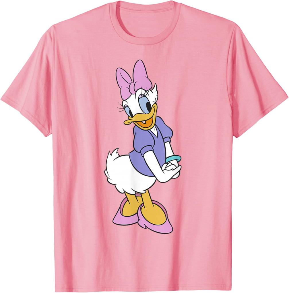 Hot Fashion Unisex Mickey and Friends Daisy Duck Traditional Portrait T-Shirt S-4XL Four Seasons Gift