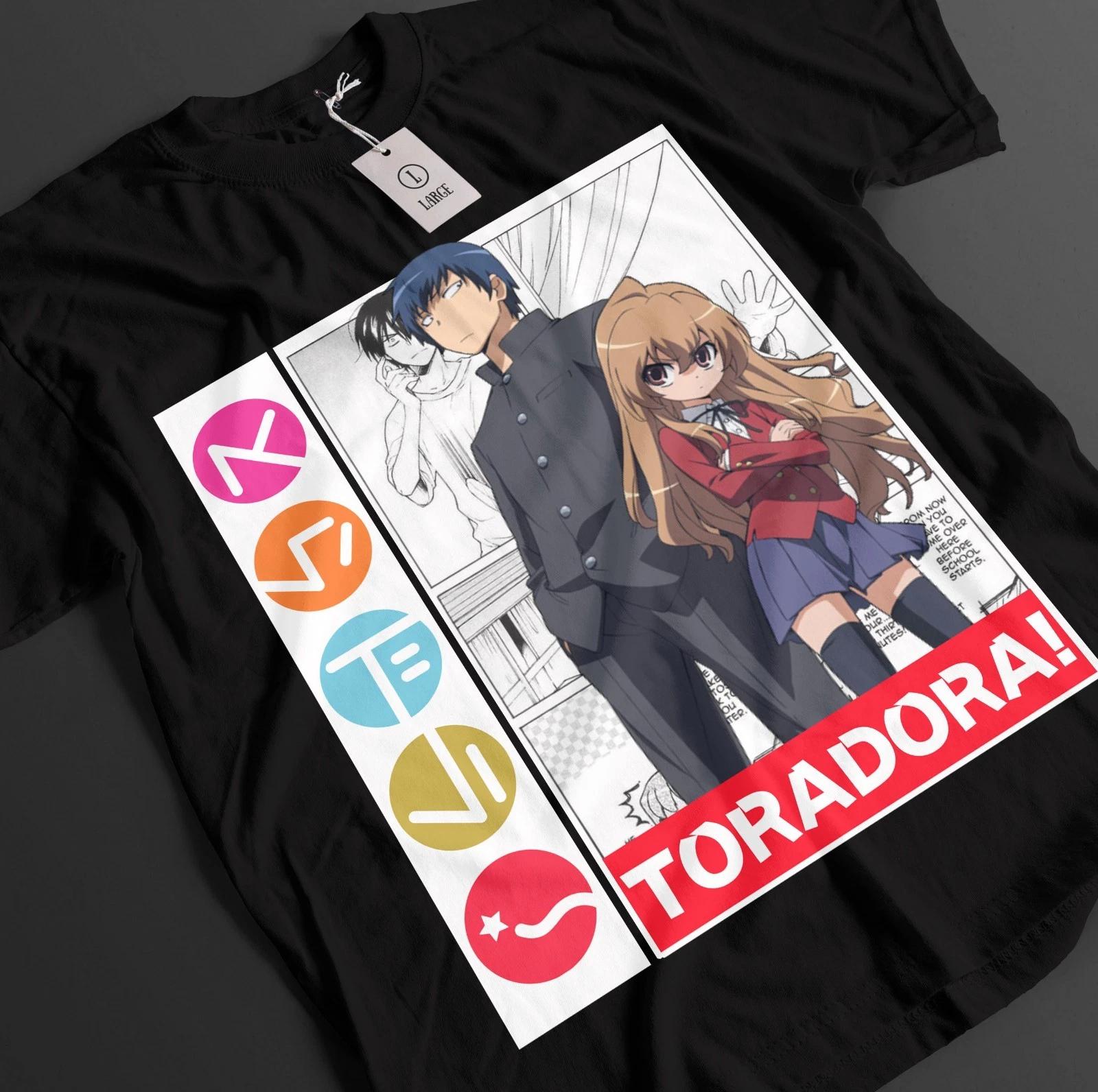 Рубашка Toradora Футболка Taiga Футболка Ryuuji Топ Minorin Ами Китамура Аниме Футболка XXXXL