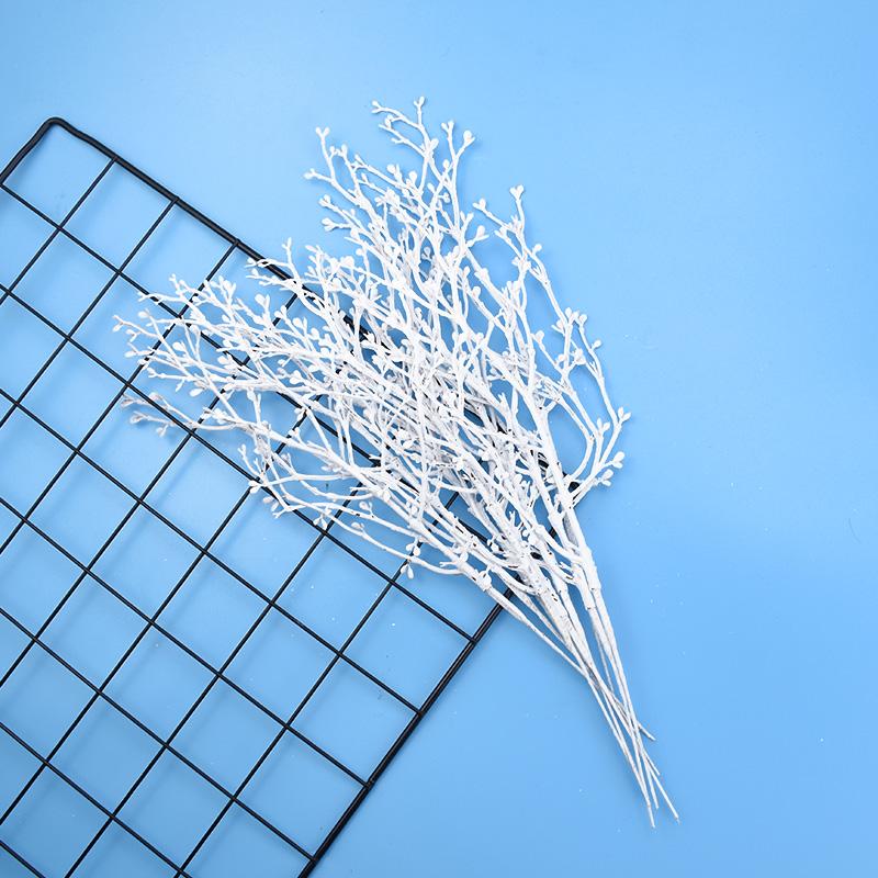 5/10Pcs Artificial Plants Vases Home Room Decor Christmas Decorative Flowers Scrapbooks Wedding Bridal Diy High Quality Ornament