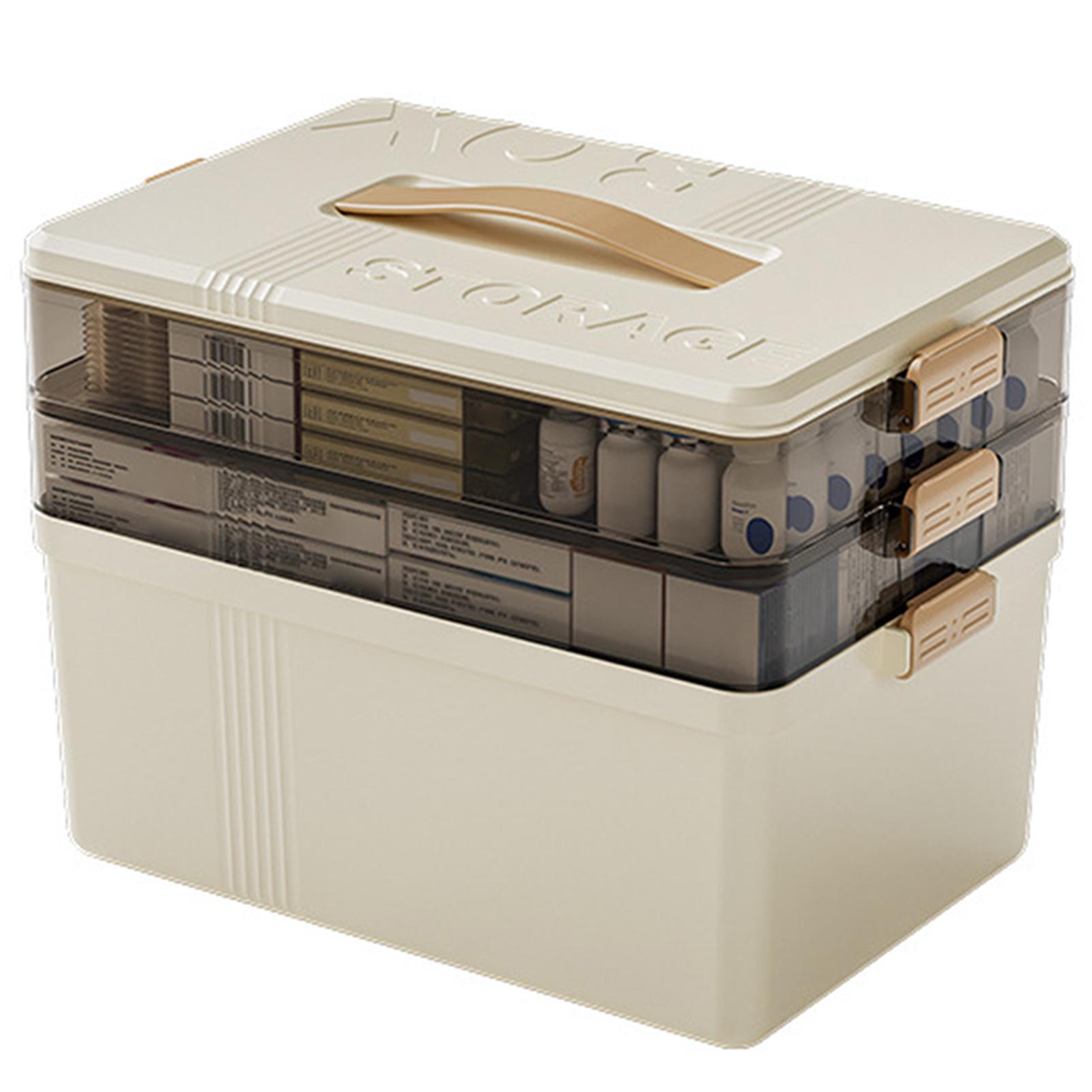 

Extra-Large Family Medicine Storage Box Multifunctional For Outdoor Activities Camping вершковий