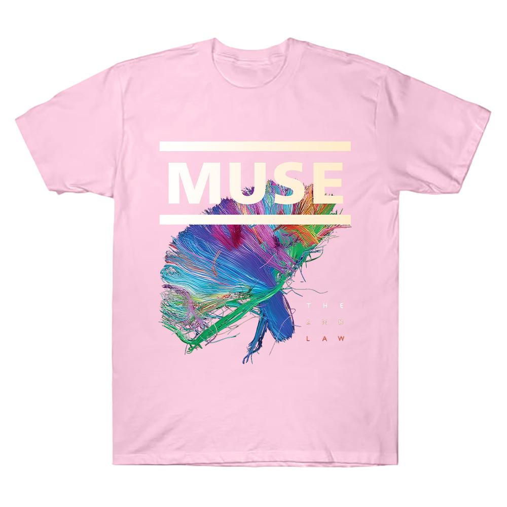 Muse The 2nd Law T-Shirt Rock Band Muse High Quality Cotton Clothing Unisex High Street Tops Summer Gothic Streetwear