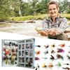 Fly Fishing Advent Calendar 24 Days Christmas Fishing Tackle Calendar Handcrafted Christmas Countdown Gifts for Anglers