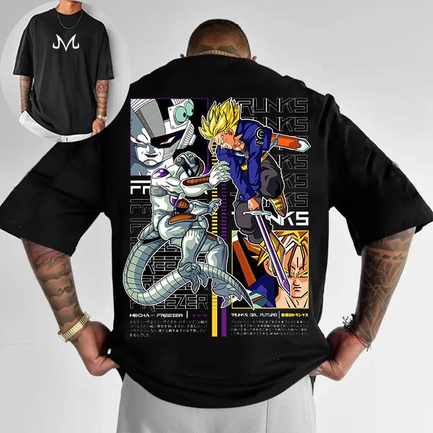 Dragon Ball Mens Womens T shirt Anime Loose Design Sense Tee Summer and Spring Boys Short Sleeves Parentchild Outfits