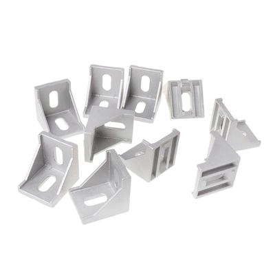 10pcs 4040 Fasten Fitting 40x40 L Connector Aluminum Corner Bracket Joint G5AB