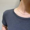 Elegant High-End Pearl Clavicle Necklace with Copper Gold Plated Baby's Breath Accents