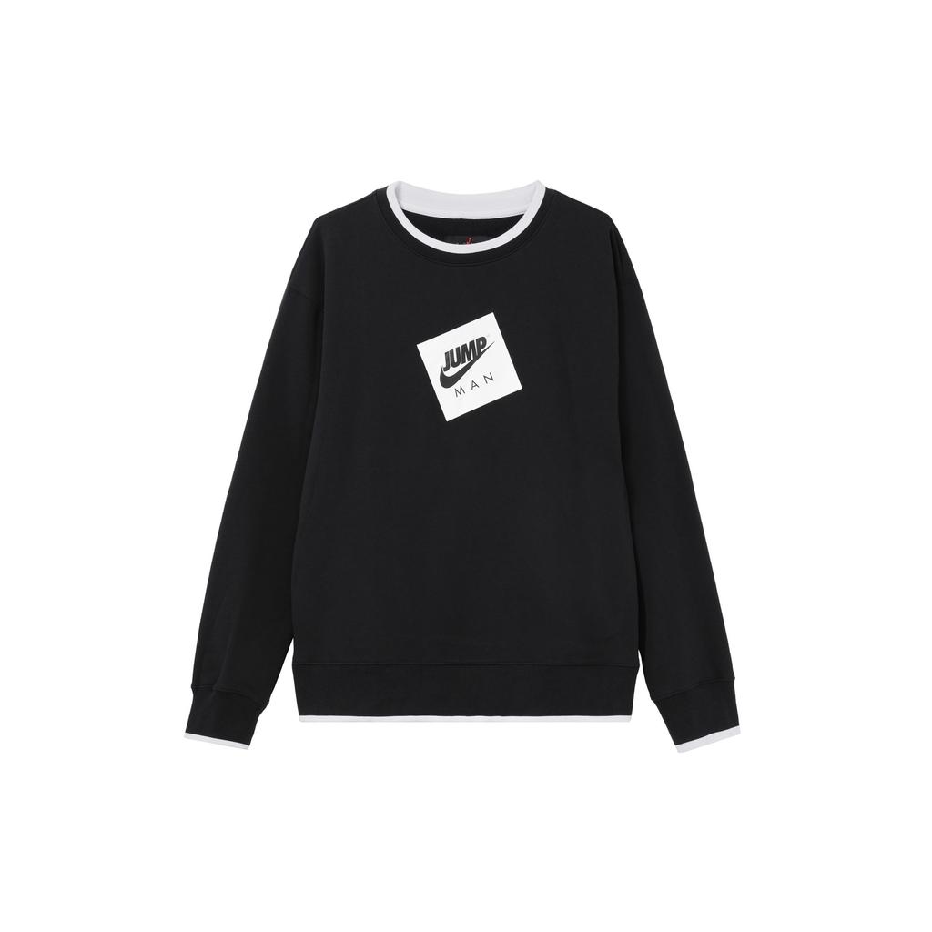 Jordan Sweatshirts Men's Black Crew Neck Moderate Regular DV4524-010