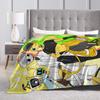 Sprunki Fan Art Flanelldecke Winter Warm Weiche Überwurfdecke für Jungen Mädchen Heimdekor Lustige Tagesdecke Sofa Bettüberwurf