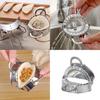 Convenient Home Dumpling Tool 304 Stainless Steel Dumpling Press Mold In Silver