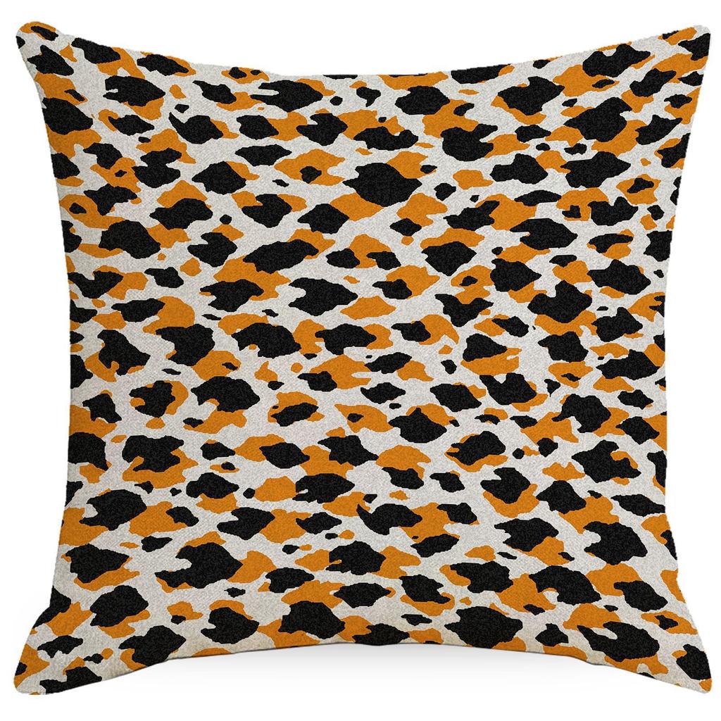 Leopard Spot Pillowcases Home Decoration Cushions Living Room Sofa Bedroom Headrest Nordic Style High-end Square Cushion Cover