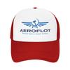 Aeroflot Aviation Russe Pilote Aerospace Casual Sun Hats For Female Male Spring  Outdoor Sport Baseball Cap Fitted Retro Hats