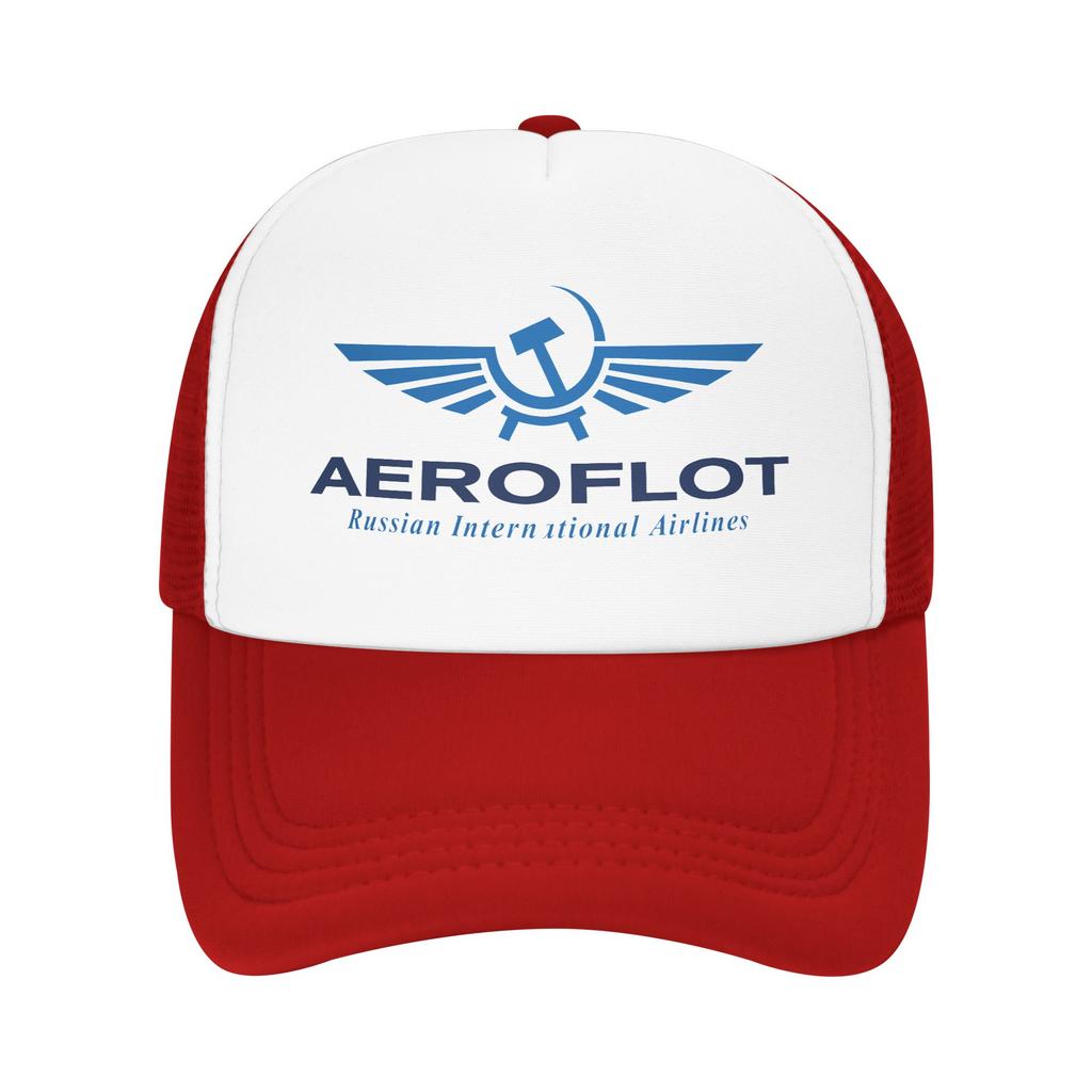 Aeroflot Aviation Russe Pilote Aerospace Casual Sun Hats For Female Male Spring Outdoor Sport Baseball Cap Fitted Retro Hats