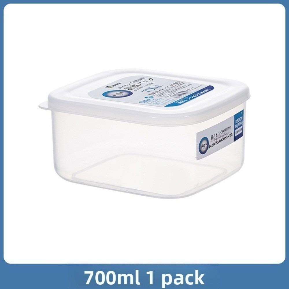 

With Lid Refrigerator Organizer Transparent Sealed Sub-packed Box Food Grade Antibacterial Frozen Storage Box Kitchen Supplies