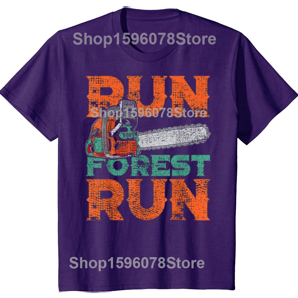 

Лесоруб Бензопила Беги Лес Смешные Футболки Деревообработчика Мужские Женские Юмор Уличная Одежда Футболка Короткий Рукав Унисекс Свободная Одежда 4XL