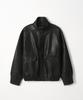 Ezio Vegan A-2 Leather Jacket_Black
