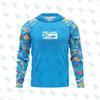 Mens Quick-Dry UV Protection Hooded Fishing Shirt Long Sleeve Breathable Outdoor Angling Top