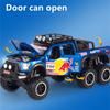 1/28 Ölçekli Ford Raptor F150 pres döküm model araç Oyuncak, Geri Çekin Oyuncak Araç Ses ve Işık ile Çocuklar için Yürümeye Başlayan Erkek Kız Hediye Koleksiyonu