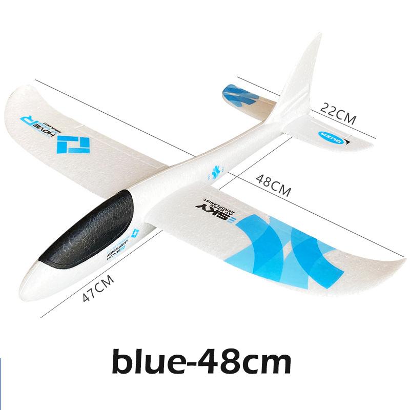 48/99CM Büyük Köpük Planör Uçak El ile Fırlatılan Uçaklar Dış Mekan Oyuncak 2 Uçuş Modlu Uçan Oyuncak Çocuk Doğum Günü Partisi Hediyelikleri