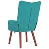 Armchair Turquoise 63 X 67 X 94 Cm Velvet