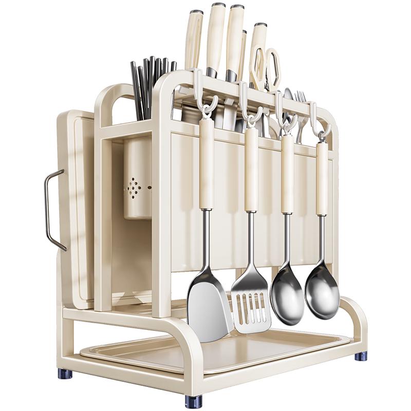 Cobbe Stainless Steel Kitchen Knife & Chopping Board Organizer