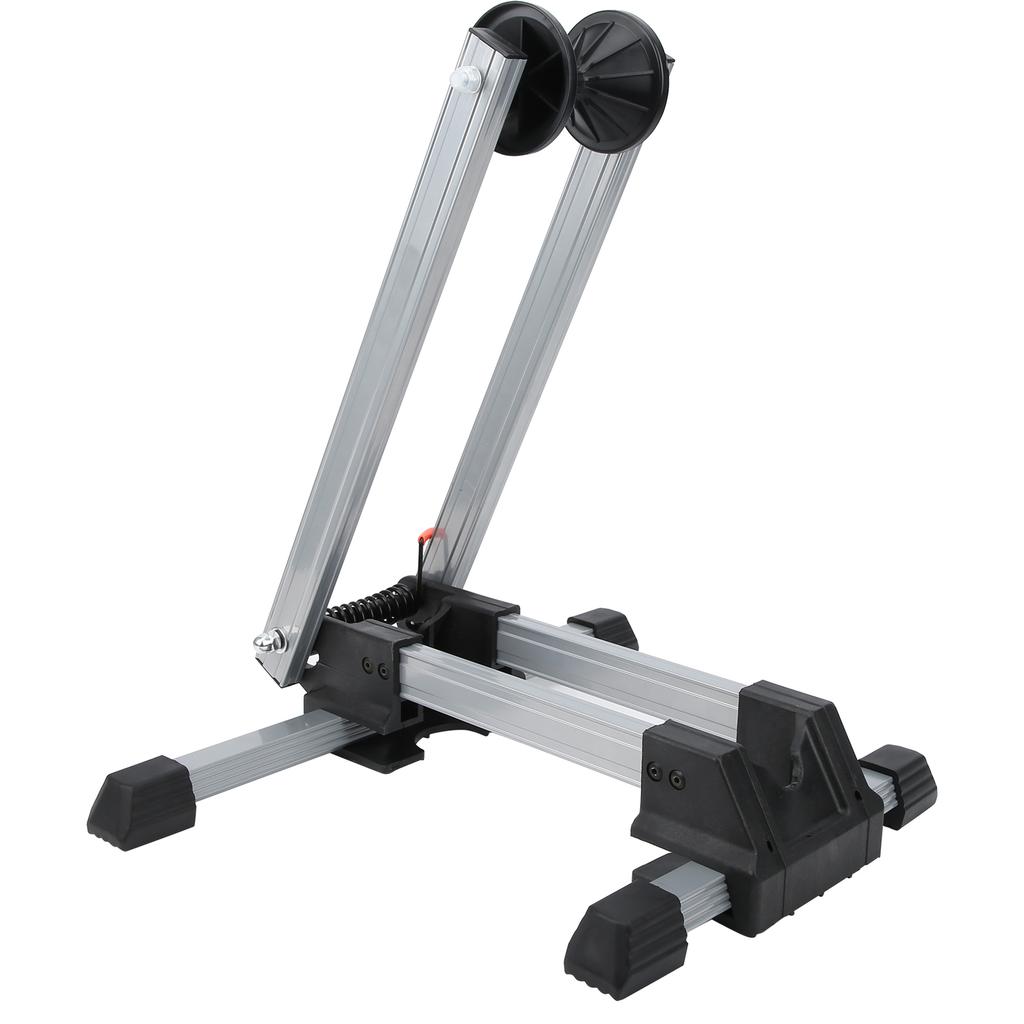 Foldable Wheel Stand Holder Mountain Bike Floor Parking Rack Repair Support