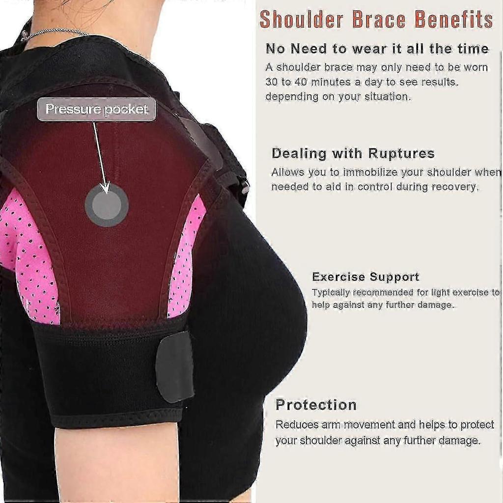 2026 Hot!!  Shoulder Brace, Shoulder Support, Adjustable Shoulder Brace For Women, Sports Injury Prevention And Recovery Fits Left And Right Shoulder