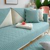 Four Season Universal Double Sided Cotton Sofa Cushion Cotton Fabric Sofa Cover Settee Breathable Dust-proof Couch Towel  Couch