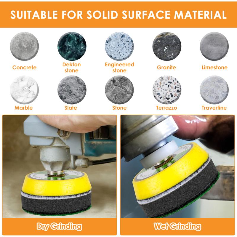 50/160/240 Stück 2/3 Zoll 50mm Schleifscheiben Pads 80-5000 Körnung Schleifpolierpad-Set Für Bohrer Schleifer Rotationswerkzeuge Schleifpapiere