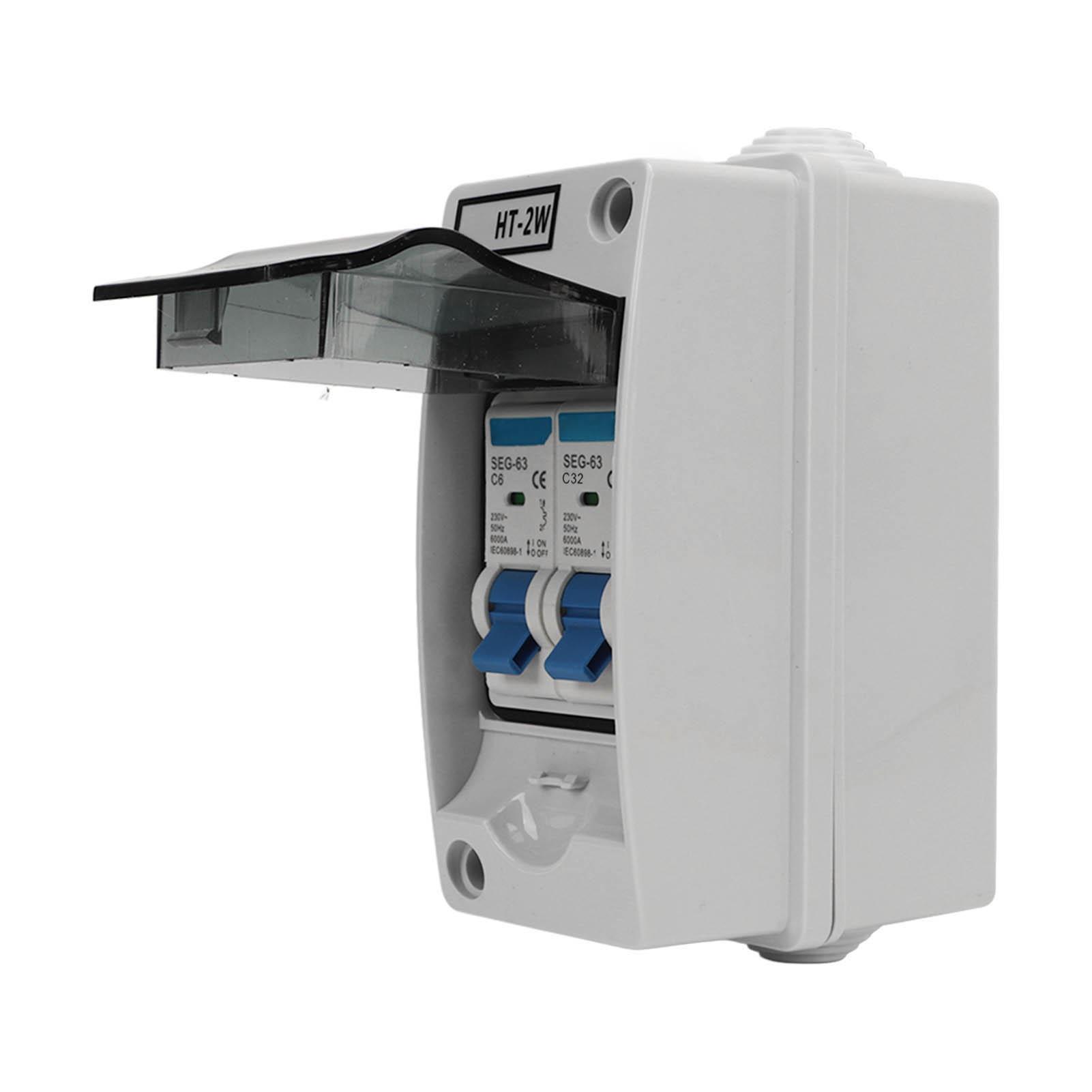 

Мініатюрний автоматичний вимикач Висока відключаюча здатність Автоматичний вимикач диференційного струму з розподільною коробкою 230В 6А 32А 2P