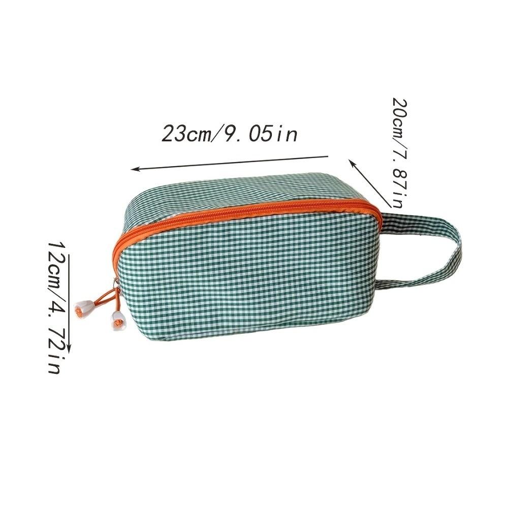 Pillow Shaped Makeup Organizer Bag Large Capacity Makeup Bag Fresh Style Toiletry Bag Portable Use