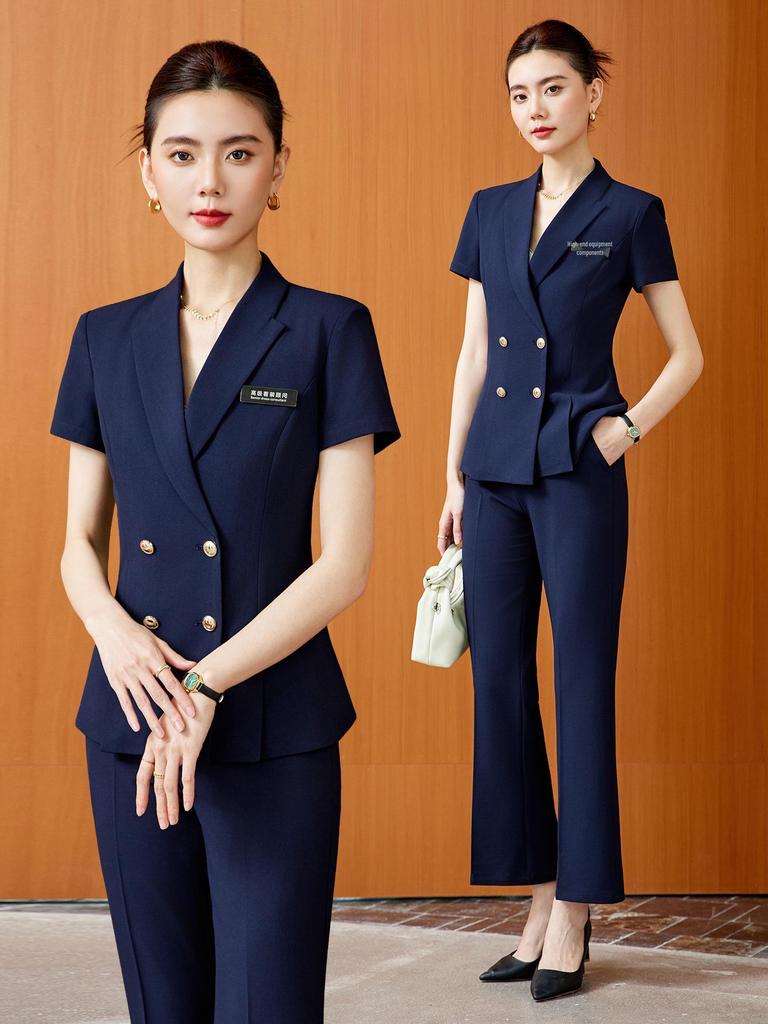 Women's Elegant Suit Jacket - 2026 Formal High-End Receptionist Workwear Set