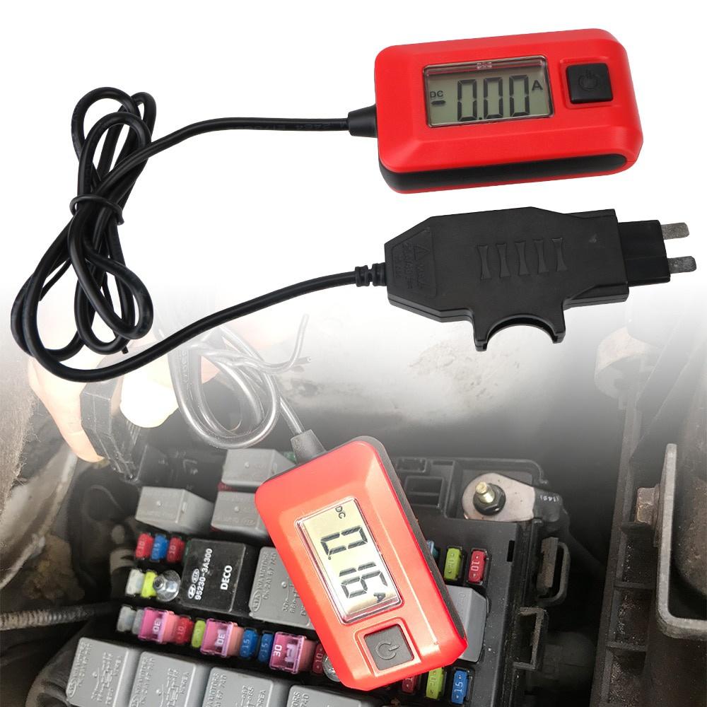Rilevamento guasti veicolo AE150 12V 20A Rilevamento guasti circuito auto Galvanometro fusibile tramite strumento diagnostico fusibile