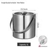 Yipan Insulated Stainless Steel Ice Bucket with Ice Scoop & Separator