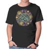 Unisex Crew Neck T-Shirt Travel To The Stars Graphic Short Sleeve Casual Tee