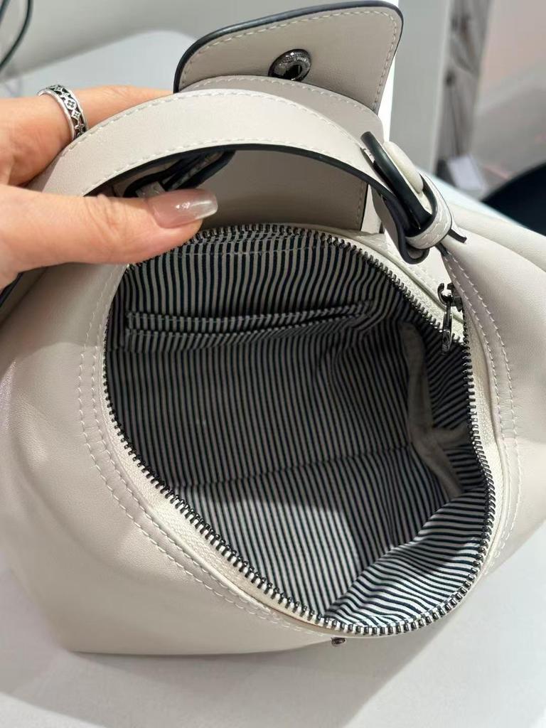 Niche Design Dumpling Cowhide Leather Women's Underarm Crossbody & Handbag - Large Capacity, High-End Feel