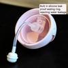 250Ml Cartoon Pattern Outdoor Child Drinking Bottle Straw Cup With Suction Ball For Kids Training Portable Handle Water Bottle