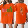 Women's Casual Fashion Round Neck Printed Short Sleeve T-Shirt Top