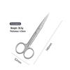 Multi-functional Stainless Steel Beauty Scissors: 10cm/14cm, Straight/Curved Tips, Suitable for Laboratory and Teaching