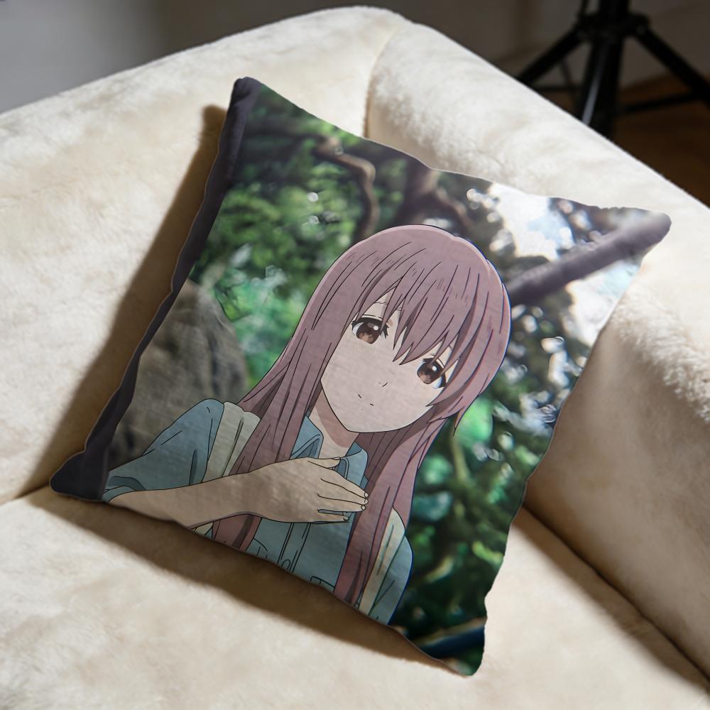 Popular AASilent Voiceew Cushion Cover Soft Decorative Pillow Case Suitable for Bedroom Sofa Car Travel Use