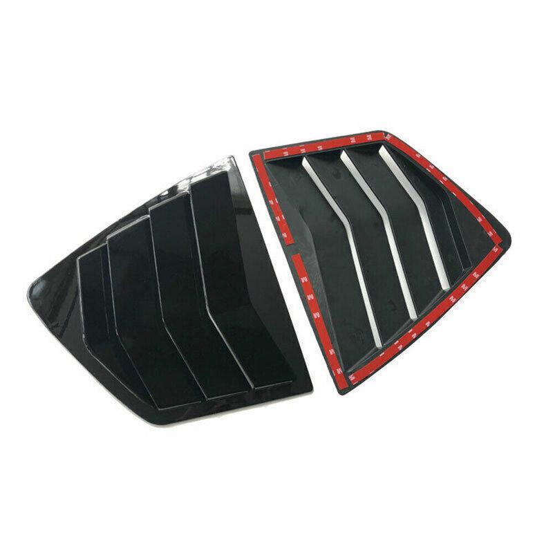 Für Honda Accord 8. Limousine 2008-2013 Auto Heckklappenfenster Seitenjalousie Abdeckung Zierleiste Aufkleber Lüftungsschaufel ABS Kohlefaser Schwarz