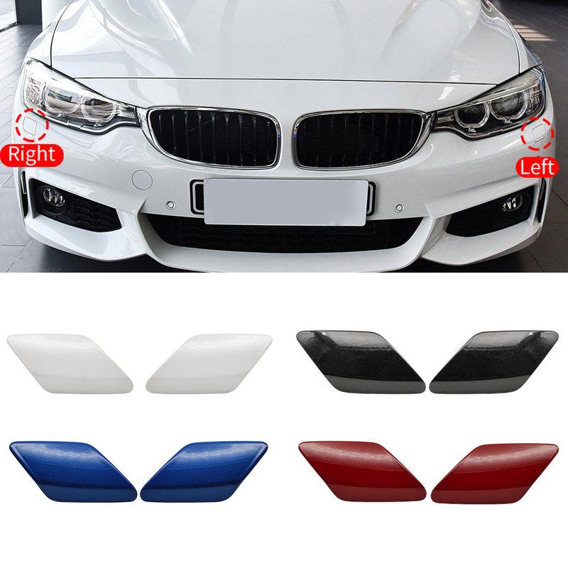 For BMW F32 F33 F36 M-Sport Car Front Bumper Headlight Washer Nozzle Cover Sprayer Cap Painted For BMW 4 Series 420 425 430i M