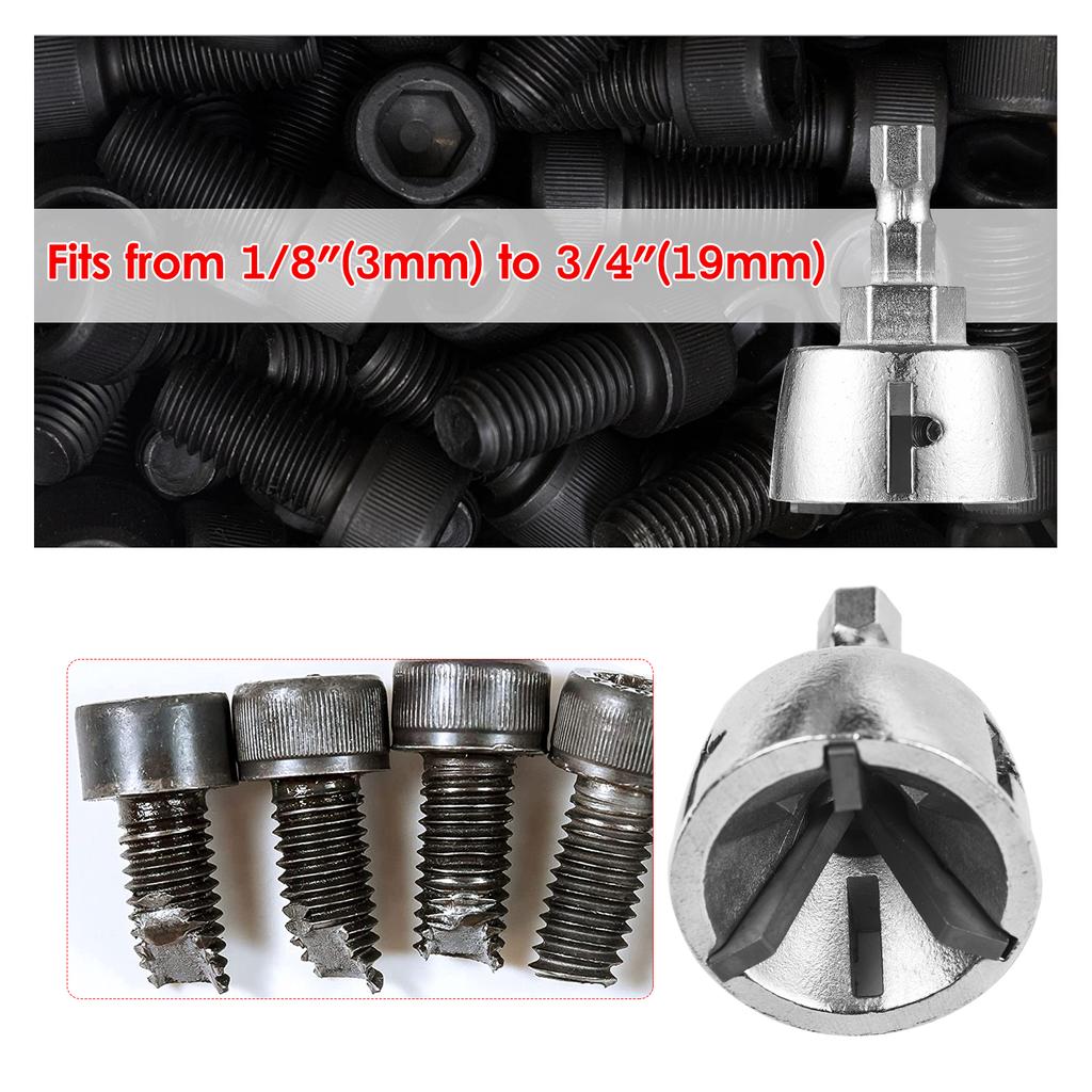 Deburring Drill Bit Chamferer Deburring External Chamfer Tool HSS Blade Countersink Chamfer Bit